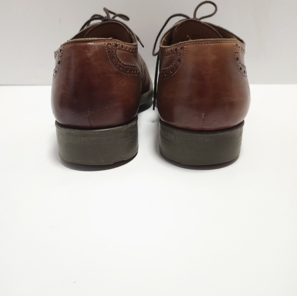 Magnanni Mens Wingtip Oxford Shoes Size 8 M Tormo Cognac Leather main image 6
